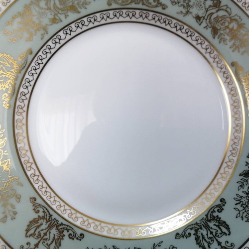 18Cm Pot Stamp, Home Storage, Wedgwood, Columbia Sage Green, Plate, Old Engravin - Picture 4 of 9