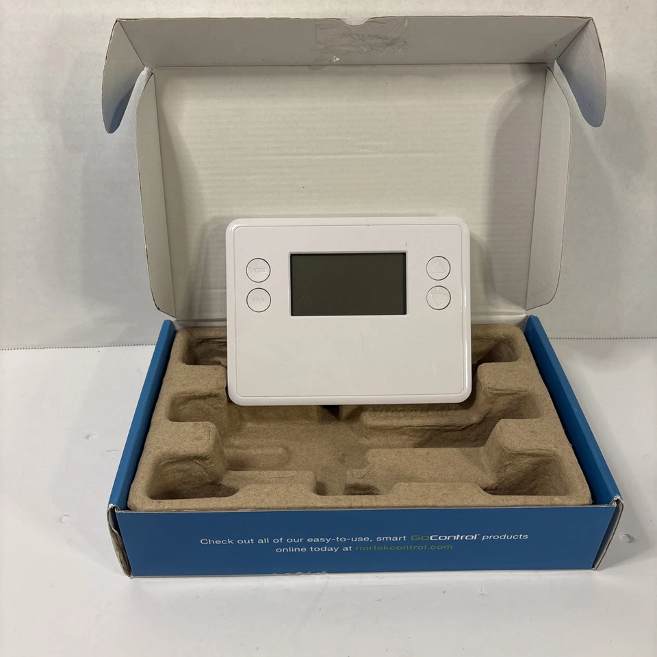 GoControl GC-TBZ48 Z-Wave Smart Thermostat Battery Powered HVAC WiFi Compatible - Image 2 of 4