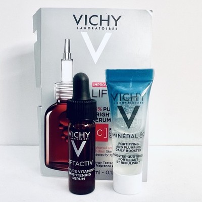 Vichy Mineral 89 Daily Booster Serum Mini & Vichy LiftActiv 16% Pure Vitamin C