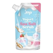 Joji Secret Young Yogurt Collagen Spa Salt Scrub Protect Dry Skin 350g.
