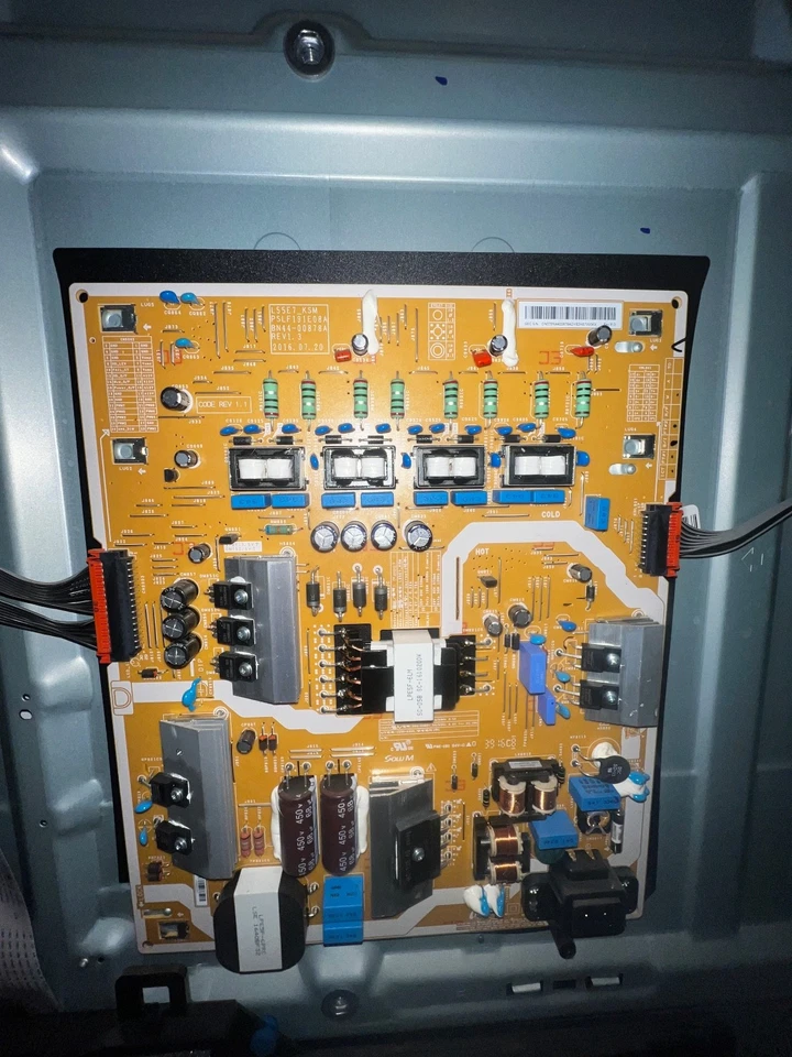 tv samsung completo UN55KS800DFXZA piezas funcionando solo pantalla rota Foto 3 de 4