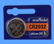 MURATA CR2032 LITHIUM 3V BATTERY 1Pc Exp. date 2034