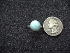 Vintage Southwestern Sterling Silver and Laramar Ring Size 7