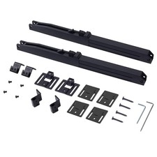 2PCS Hole-Free Barn Door Soft Close Mechanism, Upgraded Design Sliding Door H...