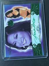 2010 Benchwarmer Signature Series Lena Yada AUTO Green /10  PLAYMATE