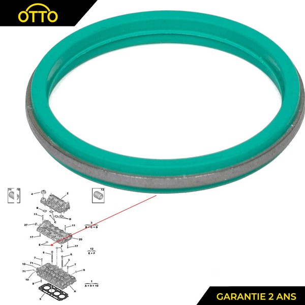 Injektordichtung FüR Opel Astra L Combo E Corsa F Crossland X 1.5 3553268-image