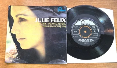 JULIE FELIX "Songs From The Frost Report" UK M-/VG+ 1966 Folk Theme OST 7" EP 45 - Bild 1 von 4