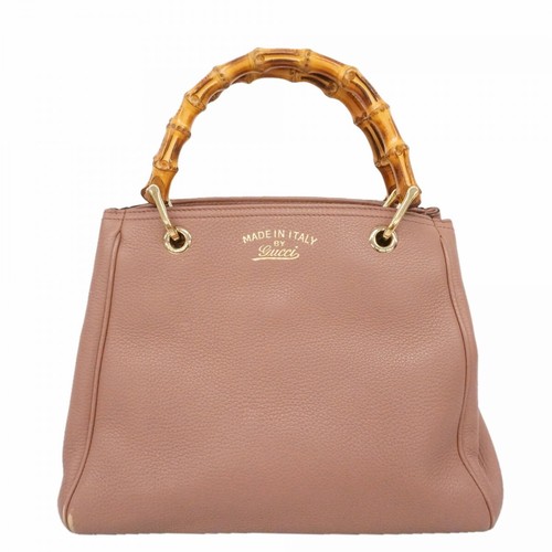 GUCCI Hand Bag  336032 Leather Pink Champagne Gold Hardware 324128