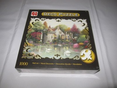 Jumbo Deco Puzzle 1000 Teile   Hidden Lake Chateau / Nr. 01962
