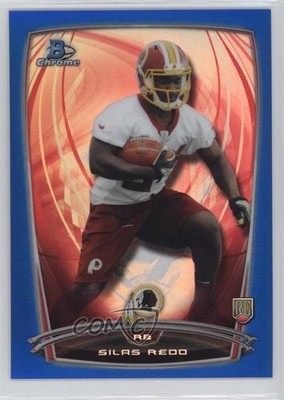 2014 Bowman Chrome Blue Refractor 198/199 Silas Redd #144 Rookie RC g2l