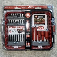 Crescent Apex Multi-Tool Industrial 30PC u-GUARD Fastening Set & Case CAUGSET-30