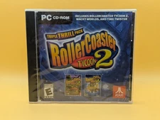 Roller Coaster Tycoon 2: Triple Thrill Pack (PC CD-Rom, 2018) Sealed w/ cracks 