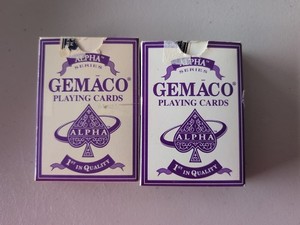 Gemaco - 2 Used Decks of Cards Used In The Harrah’s Casino