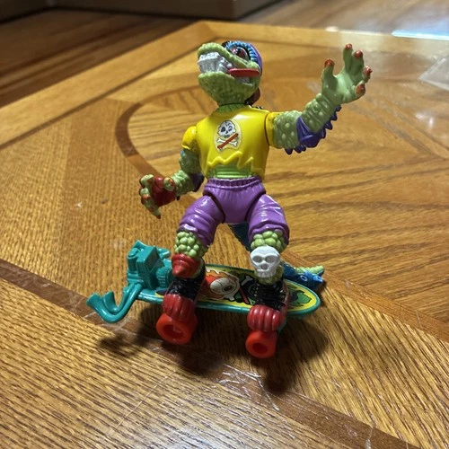 1990 Mondo Gecko Green Knee TMNT Teenage Mutant Ninja Turtles Ex 100% Complete