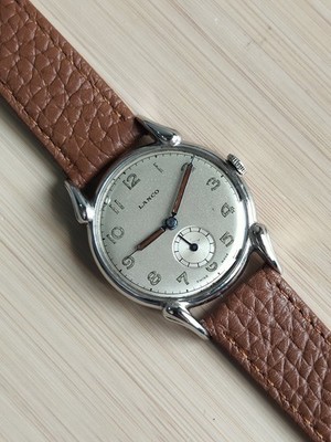 Orologio Vintage LANCO Anni 50 Carica Manuale Come Omega Longines