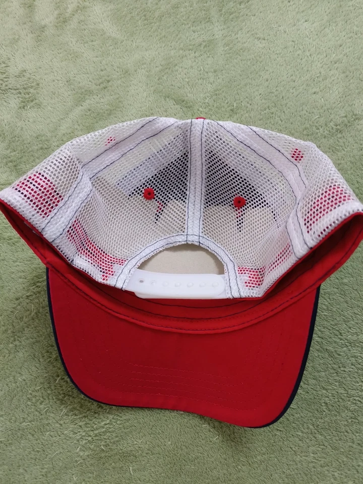 GORRA DE BÉISBOL KERUSSO BLESSED NATION SALM 33:12 AJUSTABLE SNAPBACK, AZUL/BLANCA Foto 3 de 4