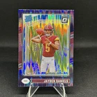 🔥JAYDEN DANIELS PURPLE SHOCK PRIZM🔥2024 Donruss Optic ROOKIE #248