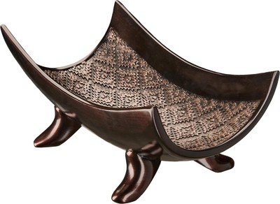 Dublin Brown Decorative Bowl - Decorative Fruit Bowl for Kitchen Home Décor D...