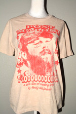 Post Malone Graphic T-Shirt Flooooooo Tour Style Tee Beige XS Unisex NWT