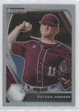 2021 Panini Prizm Draft Picks Silver Prizm Hayden Juenger #PDP182 2o7