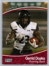 Gerrid Doaks 145 2021 SAGE Premier Draft Red Cincinnati Bearcats Card