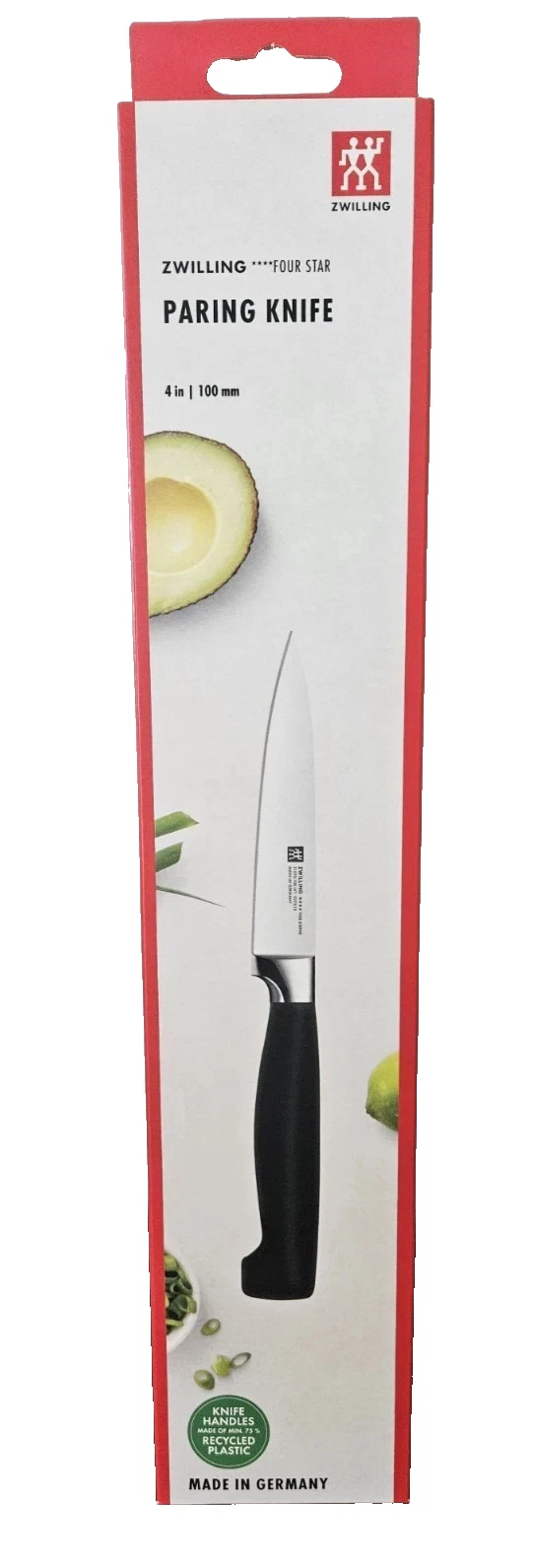 NEW! Zwilling J. A. Henckels 31070-103 Four Star 4 In Paring - Utility Knife
Opens in a new window o