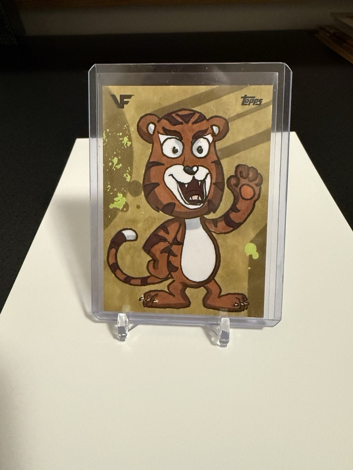 Topps Chrome VeeFriends Tremendous Tiger Sketch Card 1/1