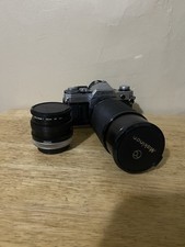 Canon AE-1 35mm SLR Film Camera W/ Extra Lens For Long Shots