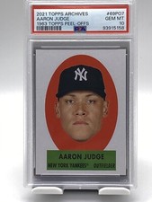 2021 Topps Archives - 1963 Topps Peel-Offs #69PO-7 Aaron Judge PSA 10 POP 8!🔥🔥