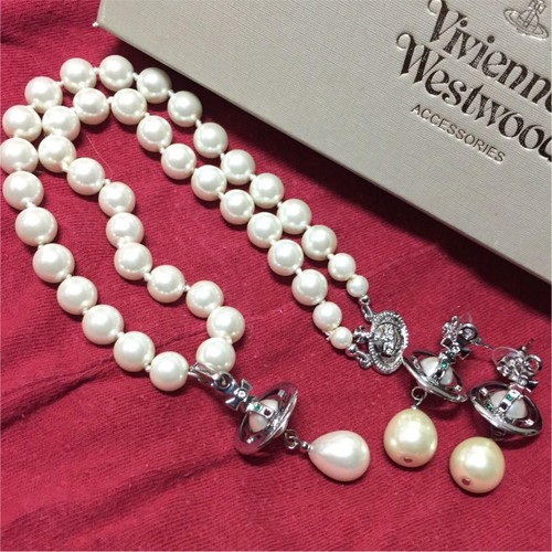 Vivienne Westwood necklace earrings set 