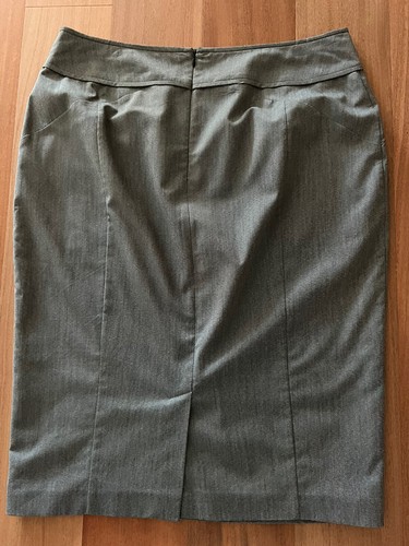 David Lawrence Gorgeous Skirt Size 14.Grey.Mid Length.fully Lined. As New - Picture 2 of 10