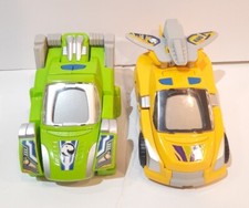 V-Tech Switch  Go Dinos Car to Dinosaurs Green Car  Yellow Both Tested VTech