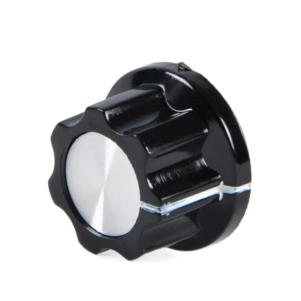 10pcs Black 20*11.4mm Guitar Parts Pedal Effect Bass Jazz Volume Control Knob