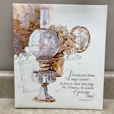 Vintage 1974 Hallmark Nostalgic Memory Mount Photo Album 12" X 8.5" Feminine