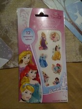Disney Princess / Prinzessinnen 12 Stk. Haut / Körper Tattoos / Disney / 