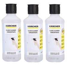 Genuine Karcher 3 x 500ml WV50 WV55 WV70 Window Vac Glass Cleaner RM500