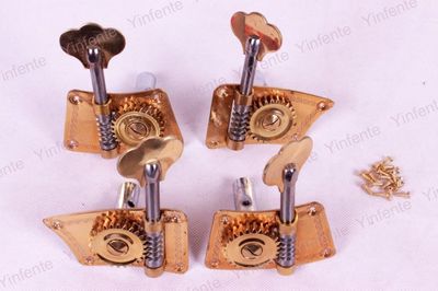 Brass Parts for Upright Double Bass Peg Tuner Keys String Winder