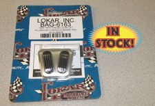 Lokar Bag-6163 - 1964-67 Chevelle Curved E-brake Pad - Aluminum Rubber Lokar Bag-6163 - 1964-67 Chevelle Curved E-brake Pad - Aluminum Rubber