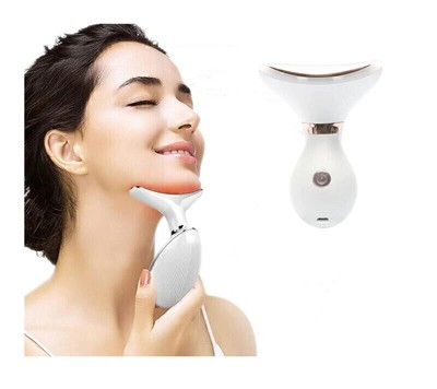 Double Chin Massager 2023 Micro-Glow Portable Neck Face Wrinkle Removal Tool