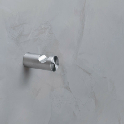 Wandhaken Edelstahl massiv geschliffen Ø 14 mm Länge 30 mm Premium - PHOS Design