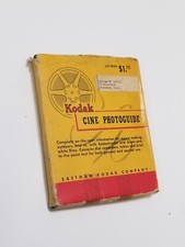 VINTAGE 1952 KODAK CINE PHOTOGUIDE WITH ORIGINAL BOX