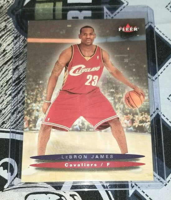 LeBron James 2004 Fleer Ultra Rookie RC Basketball Card 171 Cavs Heat 