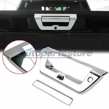 Chrome Tailgate Door Handle Cover Trim Decor Bezel Fits For Ford F150 2015-2020