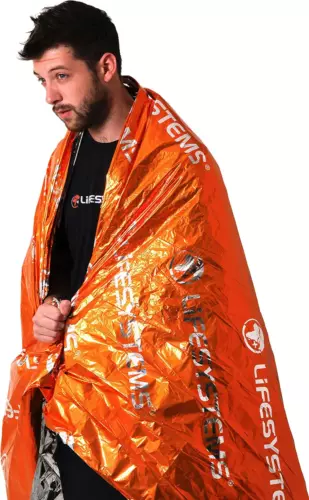 Emergency Silver Foil Thermal Blanket for Hiking, Mountaineering An