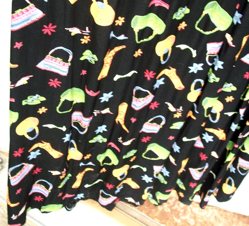 VTG Y2K Coldwater Creek Maxi Dress WHIMSY SHOPPING Print COTTAGE NORM CORE SZM - Picture 9 of 17