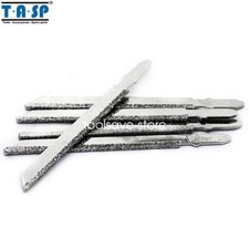 Hojas de sierra caladora de diamante de 100 mm para azulejos de corte de granito con vástago en T 50 granos 5 piezas
