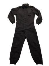 British Met Police black riot squad Overalls coveralls fire resistant suit boile