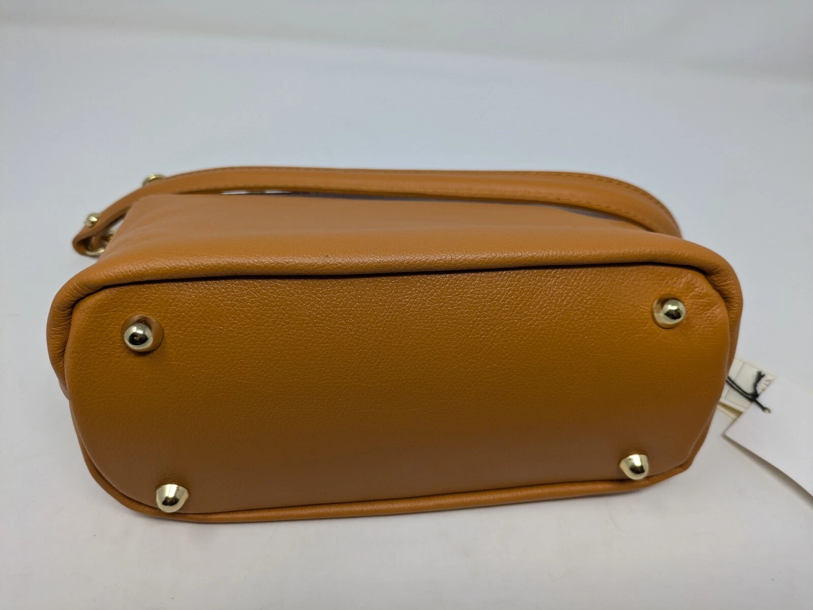 WANDLER Borsa a tracolla convertibile Divina Firenze Lilla miele ambra pelle ciottolata nuova con etichetta