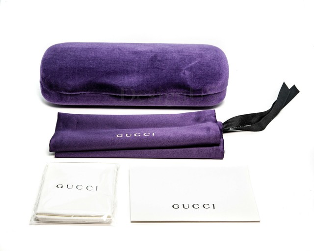 Gucci Purple Velvet Case size Small for Eyeglasses Made in Italy