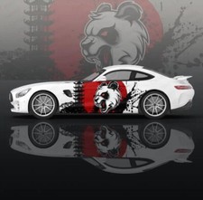 Custom Samurai Livery Racing Side Wrap Jdm Inspired Panda Custom Decal Side
